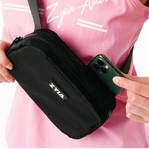 Black  ZYIA Active Crossbody Bag